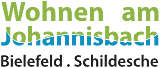 Logo. Wohnen am Johannisbach. Bielefeld Schildesche.
